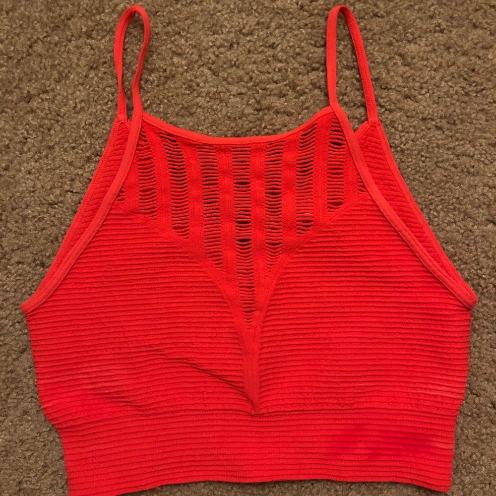 Ribbed crop top